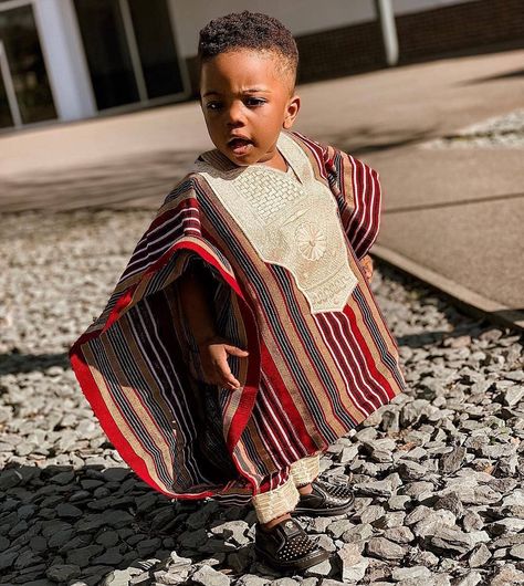 Kids Agbada styles Agbada Styles For Kids, Agbada For Kids, Baby African Clothes, Yakoema Fashion, Agbada Design, Latest Ankara Styles, No Gender, Naming Ceremony, Kids Fashion Dress