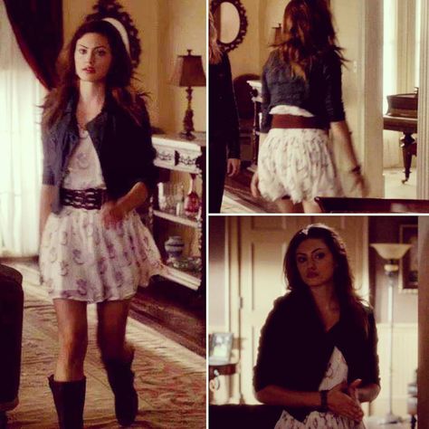 Basic Dresses Outfit, Vampire Diaries Outfits, Legacy Tv Series, Hayley Marshall, Phoebe Tonkin, Basic Dress, Autumn Aesthetic, Ely, Fashion Mode