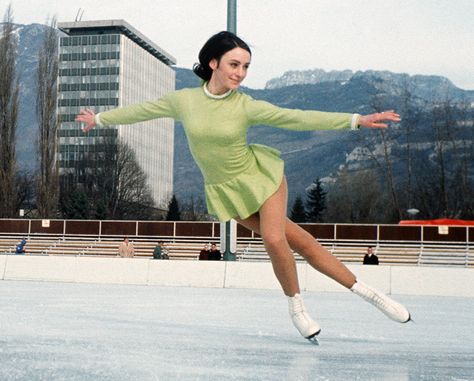 The Eternal Flower... The Icon - Three-Time Ladies World Figure Skating Champion (1966-68) and 1968 Ladies Olympic Figure Skating Champion, Peggy Fleming Peggy Fleming, 1968 Olympics, Figure Skating Outfits, Ice Skating Outfit, Figure Skating Costumes, Ice Rink, Skating Outfits, Olympic Champion, Figure Skating Dresses