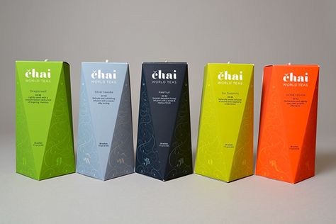 Chai Tea & Lounge - American Package Awards Winner 2014 on Behance Creative Tea Packaging Design, Food Packaging Color Palette, Tea Color Palette, Tea Package, Tea Lounge, Tea Packaging Design, Packaging Design Trends, Modern Packaging, Cool Packaging