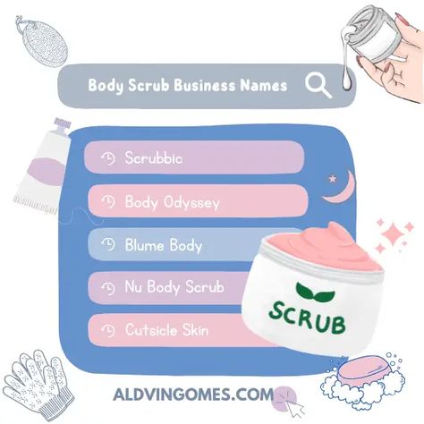 310+ Body Scrub Business Names Ideas [Creative and Cute] Body Scrub Business, Scrub Business, Pregnant Photo, Interesting Facts About Yourself, Aesthetic Names, Names Ideas, Name Ideas, Ideas Creative, Business Names