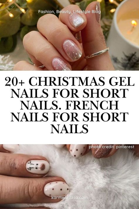 20+ Christmas Gel Nails for Short Nails. French Nails for Short Nails. Celebrate the holidays in style with 20+ Christmas gel nail designs perfect for short nails. From elegant French nails to christmas patterns, find inspiration for your holiday manicure. These designs are easy to achieve and perfect for spreading Christmas cheer. Nails Christmas White, Gel Nails For Short Nails, Christmas White Nails, Winter Nail Colors 2020, Red Winter Nail Designs, Christmas French Manicure, French Nails Christmas, Nail Shapes For Chubby Fingers, Winter Nail Gel