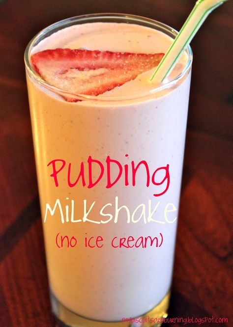 Milkshake No Ice Cream, Pudding Mix And Cool Whip, Dessert With Pudding, Pudding Milkshake, Ice Cream Keto, Cheesecake Fluff, Milkshake Recipe Easy, Keto Pudding, Cheese Pudding