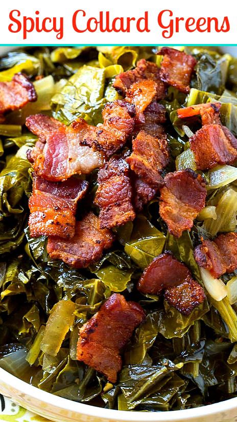 Southern Vegetables, Southern Collards, Spicy Collard Greens, Greens Recipe Soul Food, Southern Greens, Loveless Cafe, Collard Greens Recipe, Comfort Food Southern, Southern Cooking