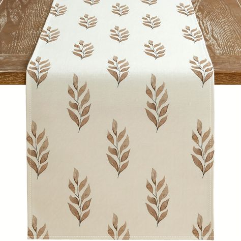 Find table runner 13x72 inches burlap indoor outdoor decor for home party farmhouse style at Temu, part of our latest ready to shop online . Dining Table Decorations For Home, Table Decorations For Home, Leaf Table Runner, Fall Dining Room Table, Dining Table Decorations, Outdoor Table Decor, Fall Table Runner, Indoor Outdoor Kitchen, Fall Table Runners