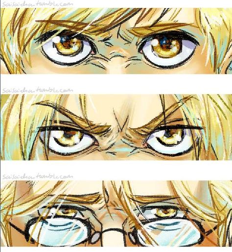 Their Eyes by artsycrapfromsai Determined Eyes Drawing, Fmab Funny, Trisha Elric, Fma Brotherhood, Elric Brothers, How To Draw Anime Eyes, Alphonse Elric, Eyes Drawing, Edward Elric