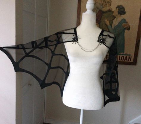 Spider Themed Outfit, Spider Clothing, Spider Outfit, Best Costume Ideas, Costume Aesthetic, Goth Outfit Inspo, Goth Fits, Bat Costume, Best Costume