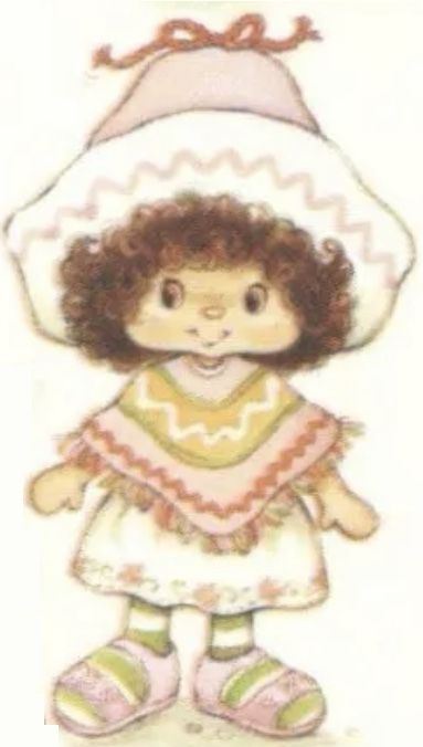 1980s - Café Olé is Strawberry Shortcake's friend from Mexicocoa. She is adept at handicrafts such as weaving. Strawberry Shortcake Pictures, Cafe Ole, Berry Shortcake, Vintage Strawberry Shortcake Dolls, Strawberry Shortcake Cartoon, Strawberry Shortcake Characters, Strawberry Shortcake Doll, Cute Icon, Vintage Strawberry Shortcake