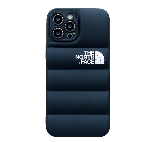 the_north_face_puffer_phone_case Mens Phone Case, Puffer Case, Nort Face, Northface Puffer, North Face Outfits, North Face Brand, The North Face Puffer, Stylish Iphone Cases, Black Iphone Cases