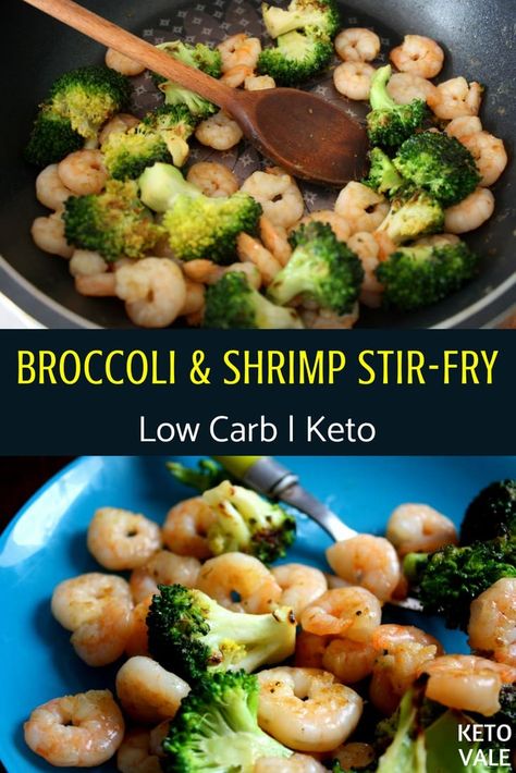 Broccoli And Shrimp, Stir Fry Low Carb, Buttered Shrimp Recipe, Recipe For Shrimp, Recipes Broccoli, Shrimp Broccoli, Keto Shrimp Recipes, Keto Shrimp, Easy Broccoli