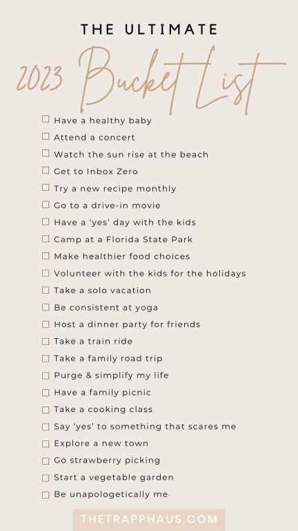 The Ultimate 2023 Bucket List | 23 Things to Do in 2023 Things To Do In 2024 List, 101 Things To Do In 2023, 23 Things To Do In 2023, Things To Do In 2025, 2024 Bucket List, Family Learning Activities, Things To Do In 2023, Activities For Friends, 2023 Bucket List