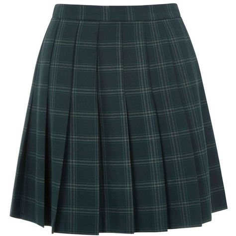 Oasis Check Pleated Kilt ($39) ❤ liked on Polyvore featuring skirts, mini skirts, green, women, blue pleated skirt, checkered skirt, green pleated mini skirt, checked skirt and short mini skirts Pleated Skirt Aesthetic, Pleated Miniskirt, Skirts Green, Green Pleated Skirt, School Uniform Skirts, Skirt Aesthetic, Checked Skirt, Blue Pleated Skirt, School Skirt