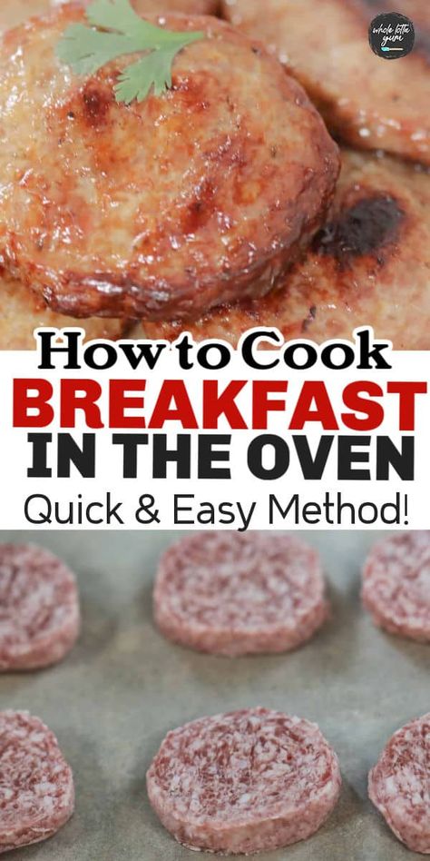 Learn how to make baked breakfast sausage in the oven. Oven Baked Breakfast Sausage, Baked Breakfast Sausage, Baking Sausage In The Oven, Breakfast Sausage In The Oven, Breakfast Sausage In Oven, Baked Sausage Patties, Sausage Patties In Oven, Cook Sausage In Oven, How To Cook Sausage Patties In The Oven