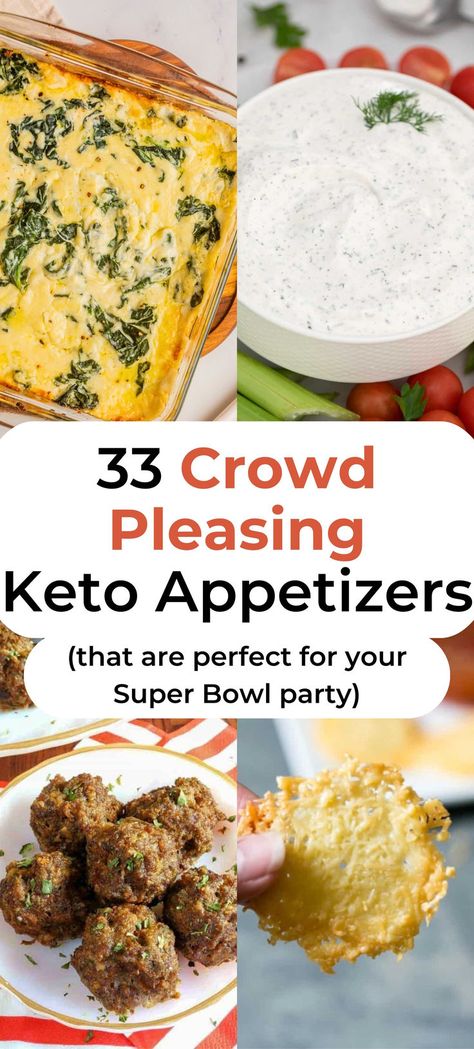 Are you hosting the Super Bowl party this year? Check out my list of crowd pleasing low carb and keto appetizers that you need at your party this year! Low Calorie Appetizers For Party, Easy Keto Appetizers, Keto Appetizers Parties Easy, Keto Christmas Appetizers, Keto Party Food Appetizers, Low Carb Appetizers Finger Foods, Keto Party Food, Keto Appetizers Easy, Keto Appetizers