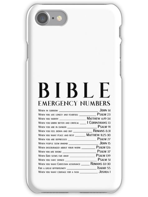 Bible Verse Phone Case, Jesus Sweaters, Christian Items, Bible Journal Stickers, Christian Iphone Cases, Bible Emergency Numbers, Emergency Numbers, Bible Cases, Christian Phone Case