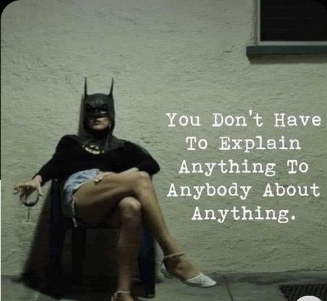 A Woman, Batman, Wall