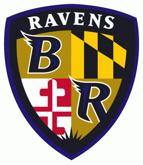 Baltimore Ravens alternate logo 1996-98