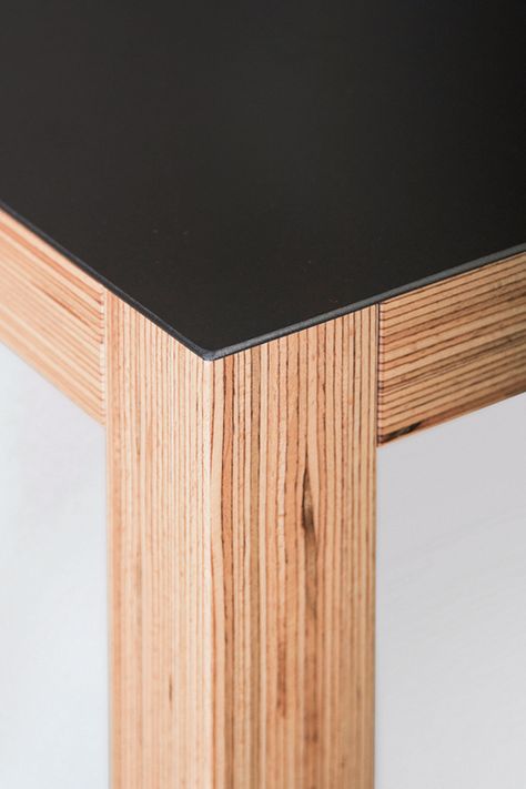 Laminated Veneer Lumber from BauBuche Can Carry Heavy Loads | Woodworking Network Laminated Wood Furniture, Clapham House, Ply Furniture, Plywood Coffee Table, Laminated Veneer Lumber, Table Saw Accessories, Home Porch, Birch Ply, Plywood Furniture