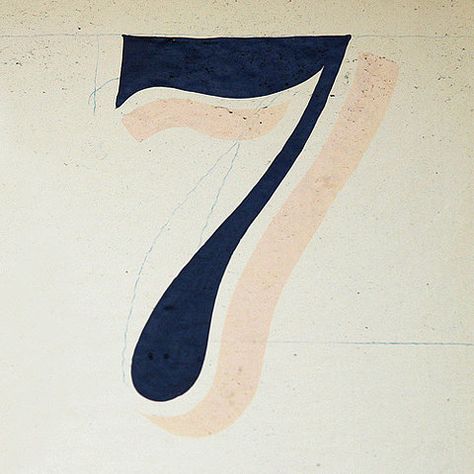 Lucky 7 7 Number Design, Typography Numbers, Seven Logo, Number Angel, Lucky Seven, Number Seven, Future Vision, Lucky 7, Title Design