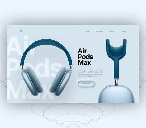 Air Pods Max, Apple Website, Homepage Web, Headphones Apple, Headphones Design, Apple Air, Publicidad Creativa, Diy Business Cards, Ux Design Inspiration