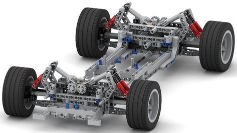 Lego Technic Ideas, Lego Technic Moc, Lego Cars Instructions, Lego Nxt, Lego Engineering, Lego Gears, Lego Diy Crafts, Lego Technic Sets, Lego Techniques