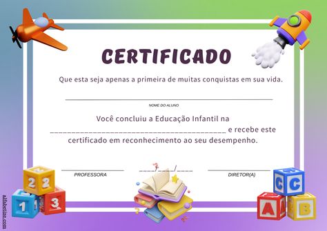 Free Certificate Templates, Free Certificates, Certificate Templates, I School, Abc