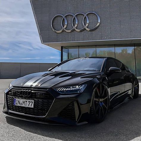 Audi Rs7 Sportback, Rs7 Sportback, Audi Sports Car, Dream Cars Audi, Luxury Cars Audi, Black Audi, Top Luxury Cars, Lux Cars, Audi Sport