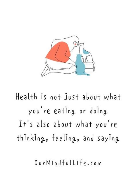 Health is about what you're thinking, feeling, and saying. - Inspiring quotes on how to stay healthy Health Slogans Quote, Staying Healthy Quotes, Stay Well Quotes, Be Healthy Quotes, Optavia Quotes, Stay Healthy Quotes, Health Quotes Wellness, Nurse Coaching, Group Quotes