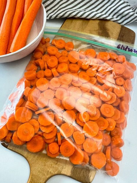 How To Freeze Carrots - Healthier Steps How To Freeze Raw Carrots, Freezing Fresh Garden Carrots, Freezing Fresh Carrots, Freezing Celery Carrots And Onions, How To Freeze Fresh Carrots, Freezing Carrots From Garden, Freezing Vegetables From Garden, Freeze Carrots How To, Uses For Carrots