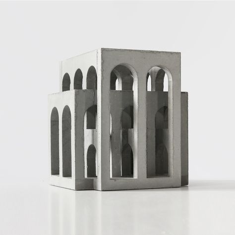 David Umemoto David Umemoto, Architectural Sculpture, Concrete Sculpture, Architectural Model, Arch Model, Architecture Model Making, Brutalist Architecture, Minimalist Architecture, Concept Architecture