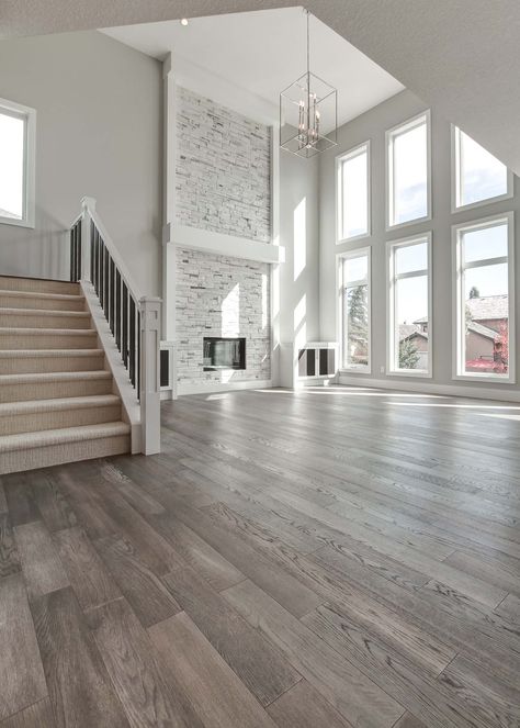 West Point Grove in Calgary, Alberta. Built by Truman. Neutral Home Decor, Neutral Home, Versace Home, West Point, House Goals, Dream House Plans, Wood Flooring, Home N Decor, Design Case