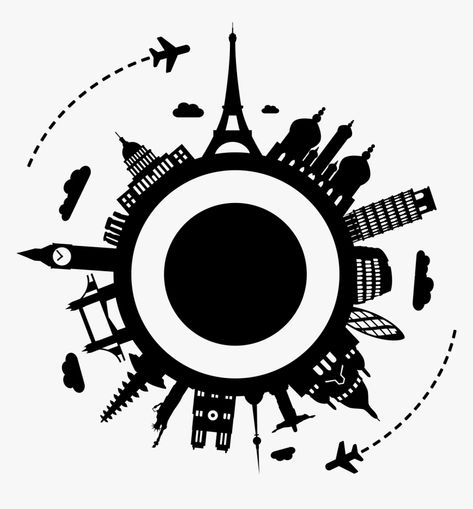 Travel And Tours Logo, Logo Voyage, Bois Intarsia, Map Monde, Featured Cover, Logo Black And White, Poppy And Branch, Youtube Banner Design, Party World