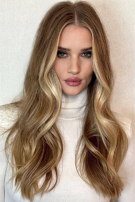 Hair 101: How To Paint Money Pieces In Your Hair Rosie Huntington Whiteley Hair, Blonde 2022, Rosie Hw, Hair 101, Liquid Hair, Light Blonde Hair, Rosie Huntington, Dark Blonde Hair, Blonde Hair Inspiration