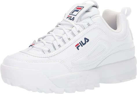 #basicwhitesneakers #basicoutfit #trending #stylish #everdayforanything Fila Disruptor Ii, Fila Disruptor, Fila Disruptors, Vert Turquoise, Sneakers Womens, Casual Athletic, Comfortable Sneakers, Shoes White, Sneakers Online