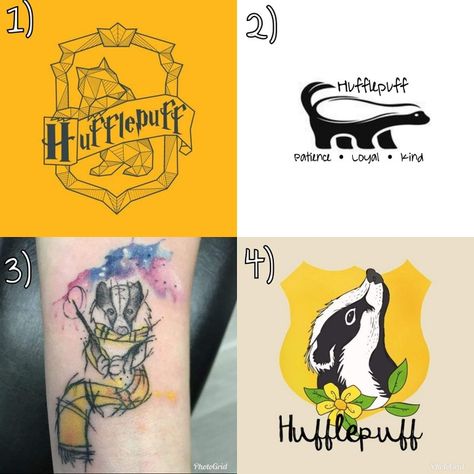 Simple Hufflepuff Tattoo, Hufflepuff Tattoo Ideas, Hufflepuff Tattoo, Small Tattoos, Tattoo Ideas, Tattoos