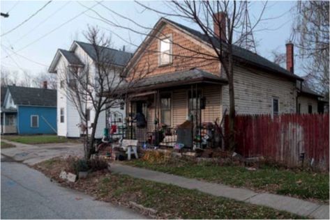 Lessons from a Back Porch in a Bad Neighborhood Bad Neighborhood Aesthetic, Trashy Neighborhood, Low Income House Exterior, Poor Neighborhood Aesthetic, Poor Neighborhood, Bad Neighborhood, Trap Star, Poor House, Low Income Housing