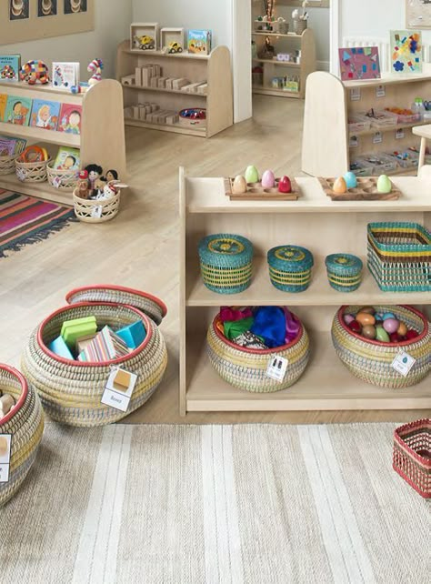 Setting up an environment ideal for 2-3 year olds at our National Centre. Reggio Emilia Classroom, Reggio Inspired Classrooms, Eyfs Classroom, Reggio Classroom, Preschool Rooms, Toddler Classroom, Classroom Layout, Montessori Ideas, Classroom Organisation