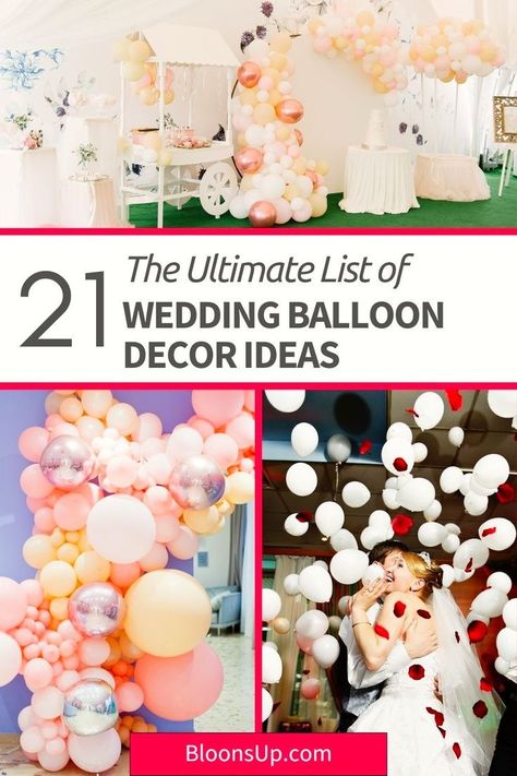 Looking for unique, eye-catching, and affordable table centerpieces for your wedding? Balloons might just be the answer. With endless variations in color, style, and type of anchor, the creative potential is limitless. Browse our detailed guide on how to create your own breathtaking balloon bouquets and get ready to blow your guests away. Balloon Centrepiece, Balloon Topiary, Twisting Balloons, Wedding Balloon Decorations, Small Balloons, Diy Balloon Decorations, Large Balloons, Balloon Sculptures, Love Balloon