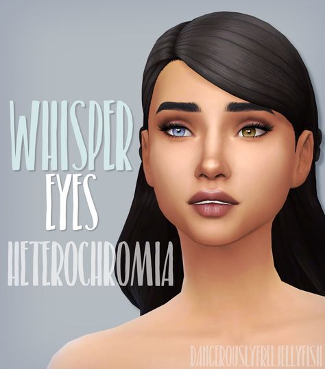 Heterochromia - Whisper Eyes As requested, here are the heterochromia options for the Whisper eyes I recently uploaded! I am working on the other sets too, I just got carried away with these ones :D •... Eyes Heterochromia, Sims 4 Cc Eyes, The Sims 4 Skin, Skin Details, Sims 4 Mm Cc, Sims 4 Cc Makeup, Sims 4 Body Mods, Sims 4 Cc Skin, Play Sims