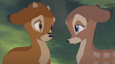 Bambi & Faline Bambi Matching Pfp, Faline Bambi, Bambi Drawing, Bambi Faline, Fan Art Disney, Bambi 1942, Bambi Disney, Disney Icons, Images Disney