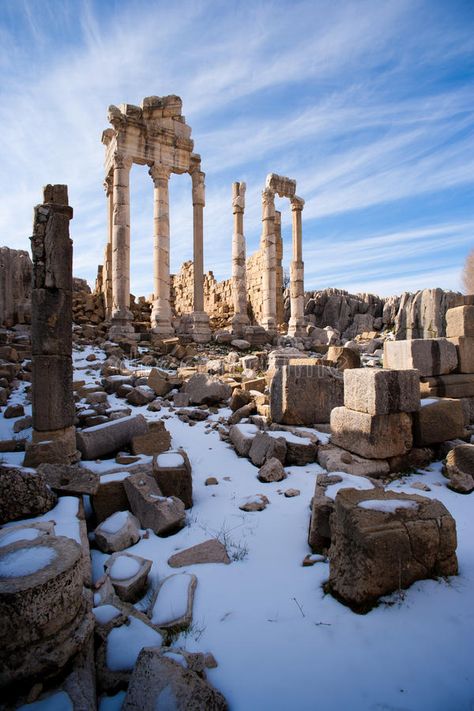 Roman Temple. Ruins, Faqra, Lebanon #Sponsored , #ad, #sponsored, #Temple, #Faqra, #Ruins, #Roman Greek Temple Ruins, Roman Ruins, Ruins Architecture, Temple Ruins, Greek Temple, Mesopotamia, Seattle Skyline, Texture Painting, Warhammer 40k