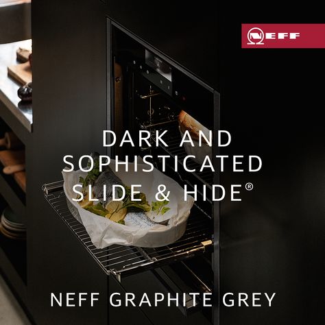 🥳🧑‍🍳 20 year anniversary of NEFF Slide & Hide! 🧑‍🍳🥳 Marking 20 years of the Slide&Hide® oven, NEFF have released Graphite Grey as a colour option. Ideal for a dark and sophisticated aesthetic. @neffhomeuk NEFF Home UK #Neff #Slide&Hide #funktionalkitchens #crouchend #kitchendesignlondon #crouchendkitchens #kitchen #kitchendesign #kitchendesigners #kitchengoals #kitchenexperts #modernkitchen #modernkitchendesign Neff Oven, Clean Your Oven, 20 Year Anniversary, Sophisticated Aesthetic, Kitchens And Bedrooms, Wakefield, West Yorkshire, Turn Up, Year Anniversary