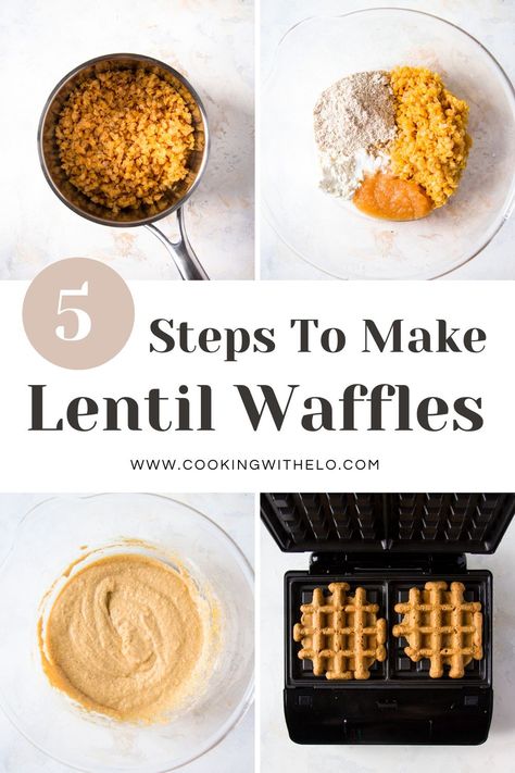 These are our family’s favorite waffles! If hou haven’t tried savory waffles yet, you should absolutely give these a go! They are so healthy and good for you and don’t require any weird ingredients! I love that they have detailed pictures of every step! Plus they share exactly how to keep the waffles crispy once the come out of the waffle iron, which is sooo helpful! Black Bean Waffles, Red Lentil Waffles, Healthy Savory Waffles, Waffle Iron Recipes Healthy, Savory Waffle Iron Recipes, Lentil Waffles, Healthy Waffles Recipe, Healthy Waffle Recipe, Clean Eating Waffles