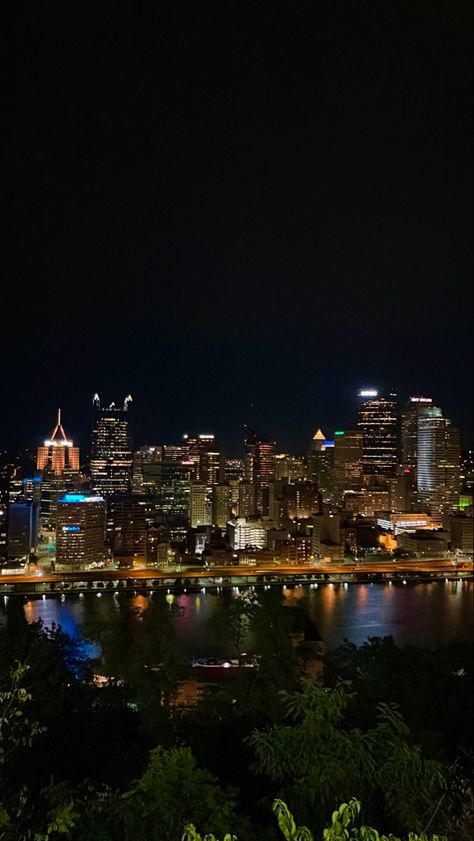 the city of pittsburgh at night Pittsburgh Aesthetic Night, Pasay City Aesthetic, Pittsburgh At Night, Pittsburgh Aesthetic, Spotify Covers, 2023 Vision, City Vibe, Life Choices, Night City