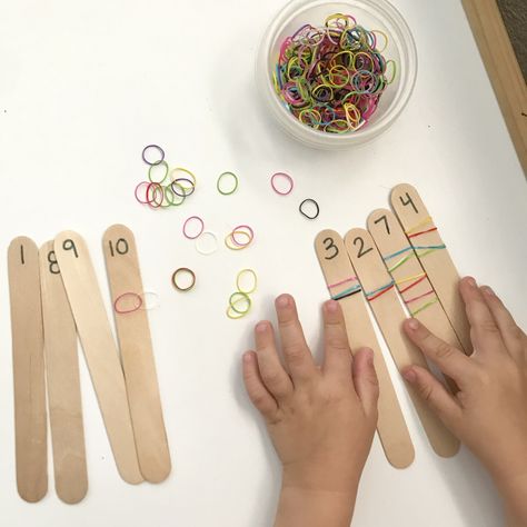 Number Learning Activities Kindergarten, Number 9 Activities, Number 9 Preschool, Number 9 Activities For Preschool, Eyfs Fine Motor, Counting Activities Eyfs, Fine Motor Play, Counting Activities Preschool, Finger Gym