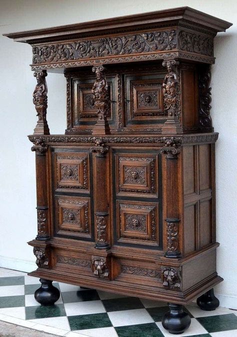 Northern Germany, Baroque Furniture, Antique French Furniture, Gothic Furniture, Carved Furniture, Victorian Furniture, Ornate Furniture, Oak Furniture, Old Furniture