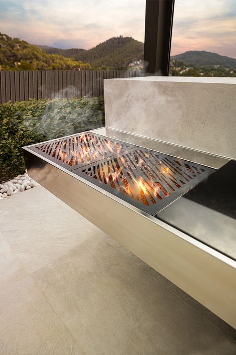 ▷ The BEST Outdoor Kitchen Charcoal Grill | KRAKATOA Outdoor Kitchen With Charcoal Grill, Coal Grill, Barbeque Design, Barbeque Grill Design, Luxury Outdoor Kitchen, Barbecue Design, Outdoor Barbeque, Modern Outdoor Kitchen, Outdoor Kitchen Cabinets