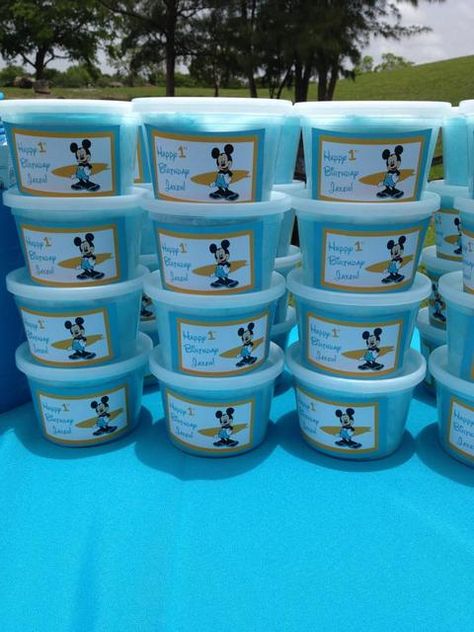 Mickey Mouse Pool Party Ideas, Surf Birthday, Mickey First Birthday, Mickey 1st Birthdays, Mickey Mouse Photos, Mickey Mouse Themed Birthday Party, Mickey Mouse Bday, Swim Party, Mickey Mouse Clubhouse Party