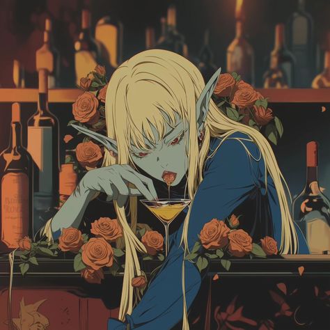 Welcome to the Rose Bar #bflyzone #fy #fyp #anime #animeedits #bar #bartender Rose Bar, Tech Art, Anime Wallpaper Phone, Fantasy Races, Old Anime, 90s Anime, Anime Poses Reference, Fantasy Artwork, Anime Poses