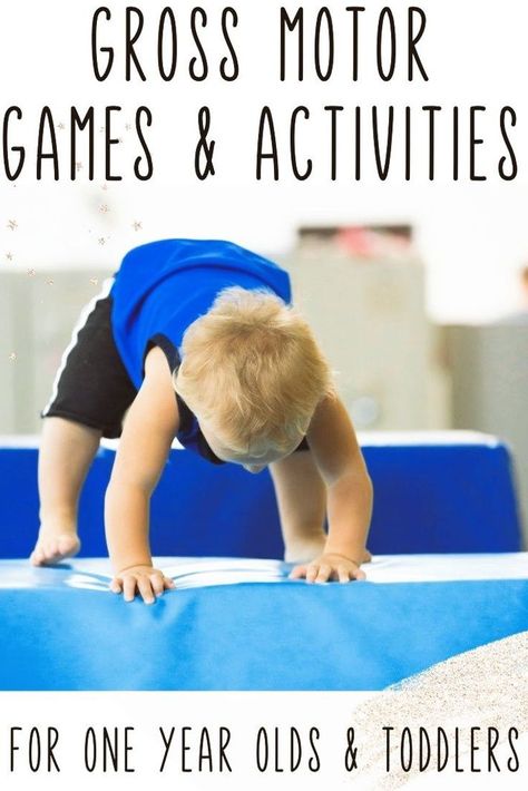 5 Must do gross motor activities and games for one year olds, toddlers, and preschoolers. These easy gross motor activities are perfect for indoors and you do not need a lot of space or supplies! Read about these gross motor skill games today! Indoor Gross Motor Activities, Toddler Gross Motor Activities, Skill Ideas, Toddler Home Activities, Activities For One Year Olds, Toddler Themes, Gross Motor Activities, Skill Games, Motor Skills Activities